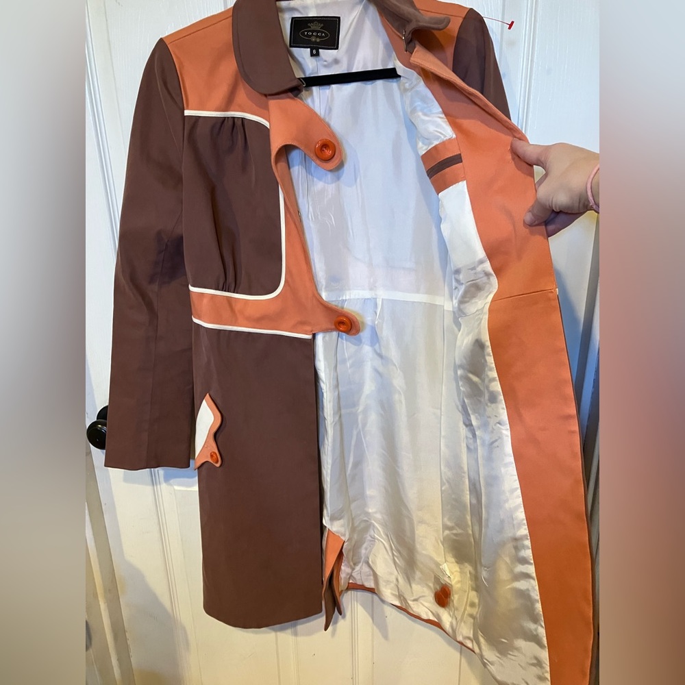 Tocca Mod Vintage Collared Longline Coat - image 4